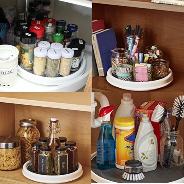 Non-skid Organizers, Turntable Rack For Cabinet, Pantry