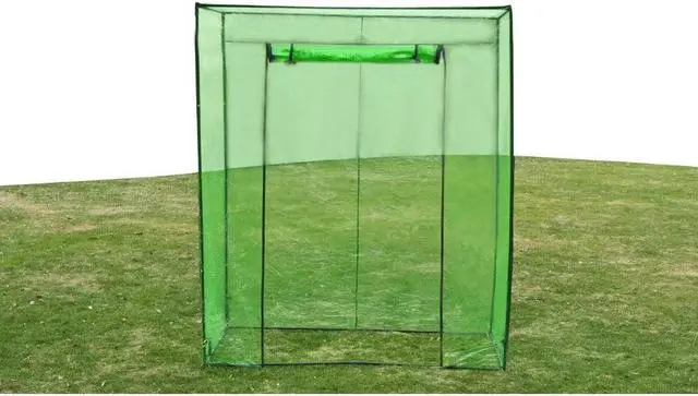 Alt view image 12 of 15 - vidaXL Greenhouse Grow House for Plant Growing Green House Steel Frame PVC