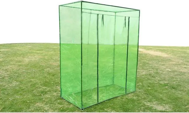 Alt view image 10 of 15 - vidaXL Greenhouse Grow House for Plant Growing Green House Steel Frame PVC