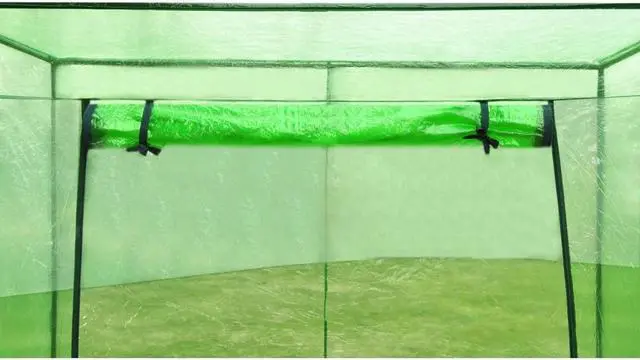 Alt view image 13 of 15 - vidaXL Greenhouse Grow House for Plant Growing Green House Steel Frame PVC