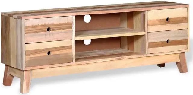 Alt view image 6 of 15 - vidaXL TV Cabinet Solid Reclaimed Wood