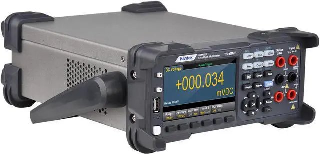 Alt view image 3 of 7 - Hantek HDM3055 Digital Desktop Multimeter High-precision 5 1/2 Multimeter with 4.3'' LCD Display 30 kS/s Data Acquisition True RMS Temperature Tester