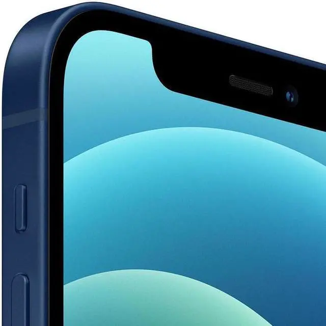 Alt view image 3 of 6 - Apple iPhone 12 A2172 (Fully Unlocked) 64GB Blue