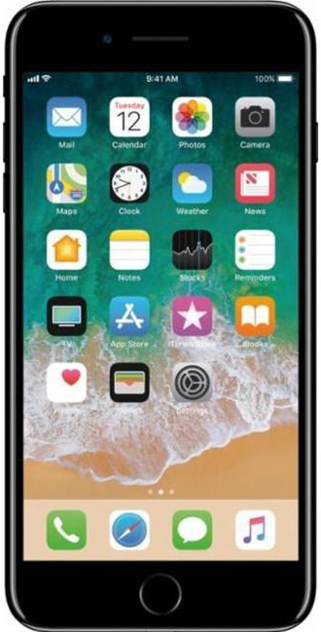Alt view image 2 of 4 - Apple iPhone 7 Plus A1661 (Fully Unlocked) 256GB Jet Black