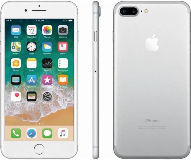 Alt view image 3 of 4 - Apple iPhone 7 Plus A1661 (Fully Unlocked) 32GB Silver