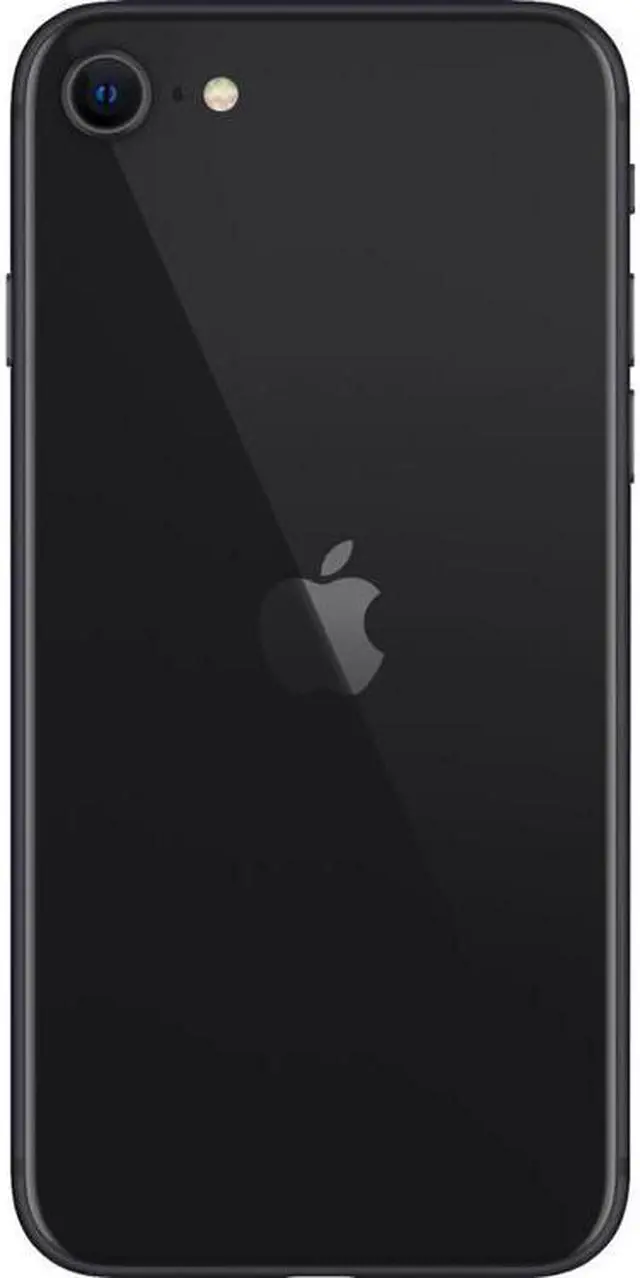 Alt view image 3 of 4 - Apple iPhone SE (2nd Gen) A2275 (Tracfone Only) 64GB Black