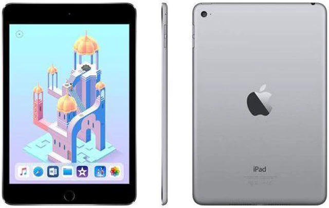 Alt view image 3 of 5 - Apple iPad Mini 4 A1550 (WiFi Cellular Unlocked) 16GB Space Gray