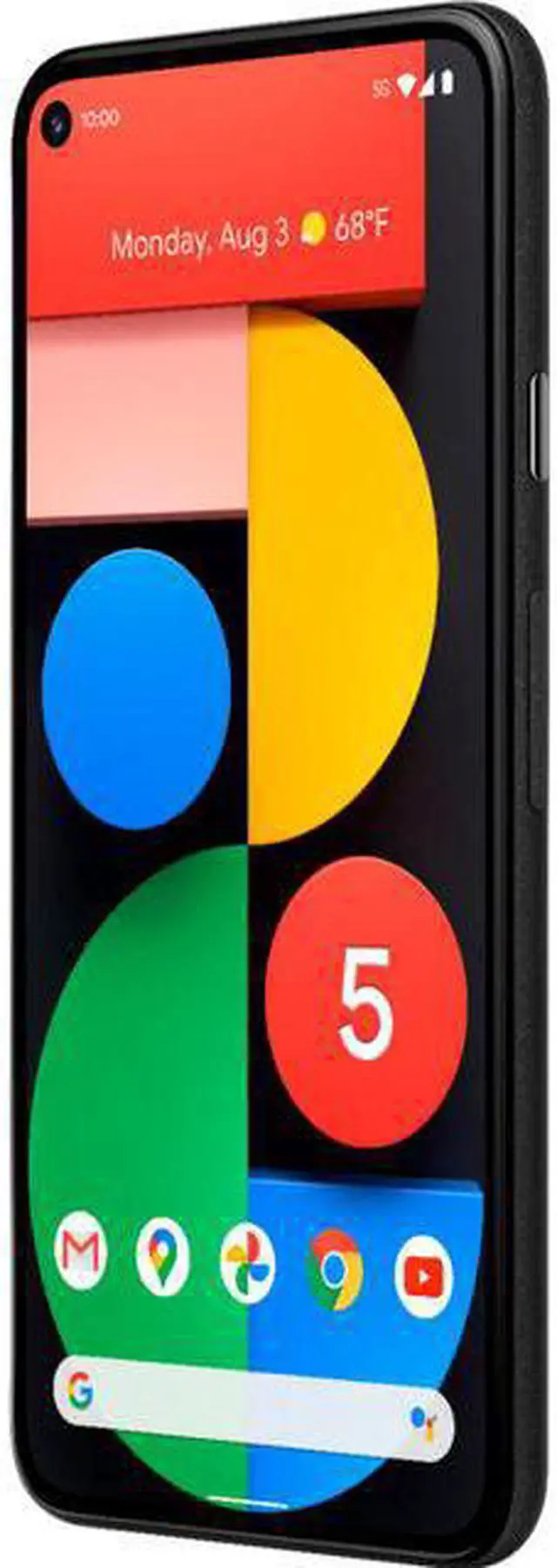 Alt view image 3 of 4 - Google Pixel 5 GD1YQ (Fully Unlocked) 128GB Just Black Smartphone