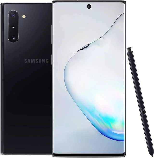 Main image of Samsung Galaxy Note 10 N970U (Fully Unlocked) 256GB Aura Black Smartphone (Grade C)