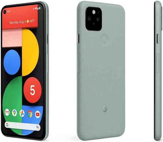 Alt view image 2 of 4 - Google Pixel 5 GD1YQ (Fully Unlocked) 128GB Sorta Sage