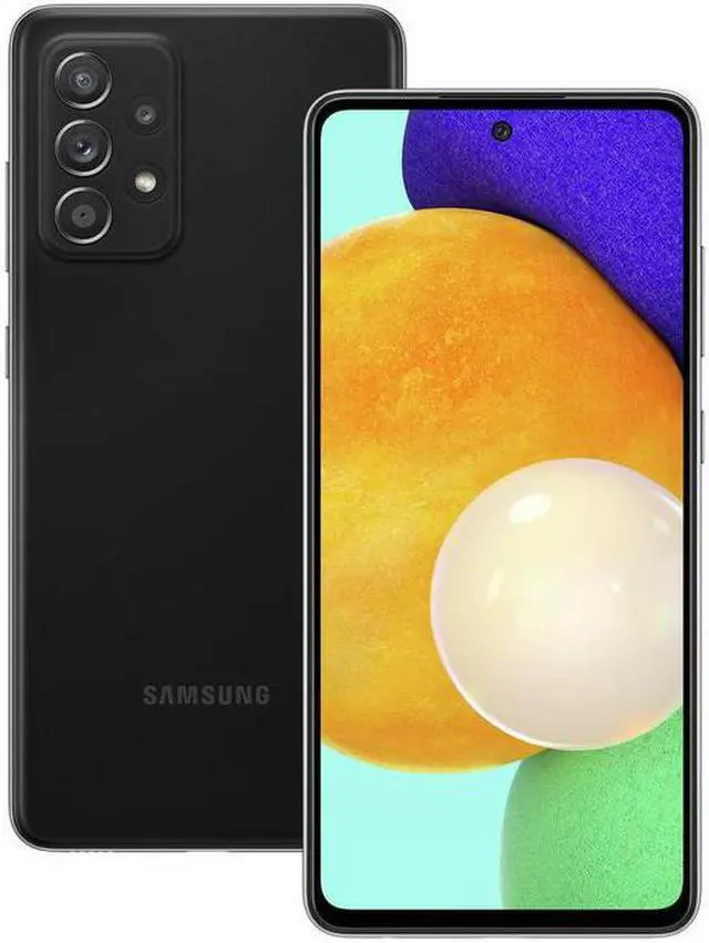 Alt view image 3 of 5 - Samsung Galaxy A52 5G A526U (GSM Unlocked) 128GB Black