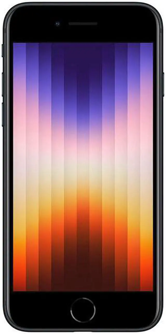 Alt view image 2 of 4 - Apple iPhone SE (3rd Gen) A2595 (Fully Unlocked) 256GB Midnight