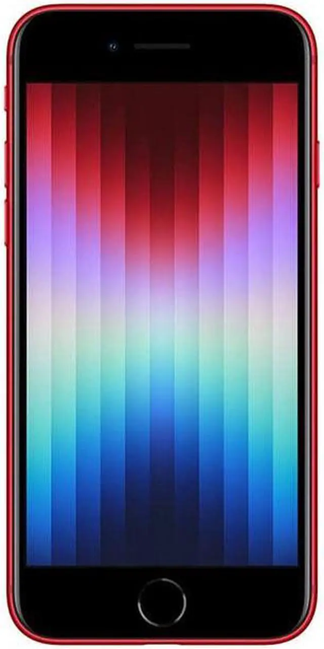 Alt view image 2 of 4 - Apple iPhone SE (3rd Gen) A2595 (Fully Unlocked) 256GB Red