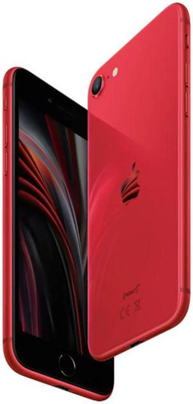 Alt view image 4 of 4 - Apple iPhone SE (3rd Gen) A2595 (Fully Unlocked) 256GB Red