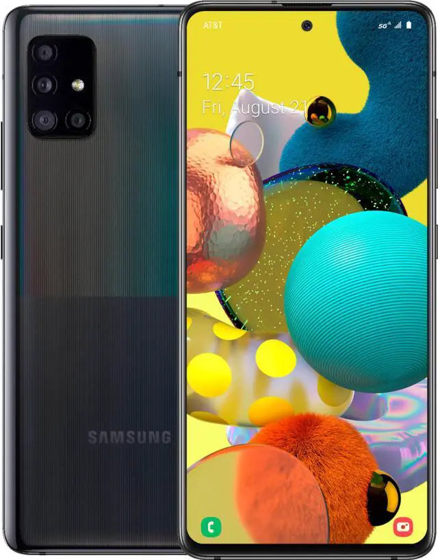 Main image of Samsung Galaxy A51 5G A516U (AT&T GSM Unlocked) 128GB Black