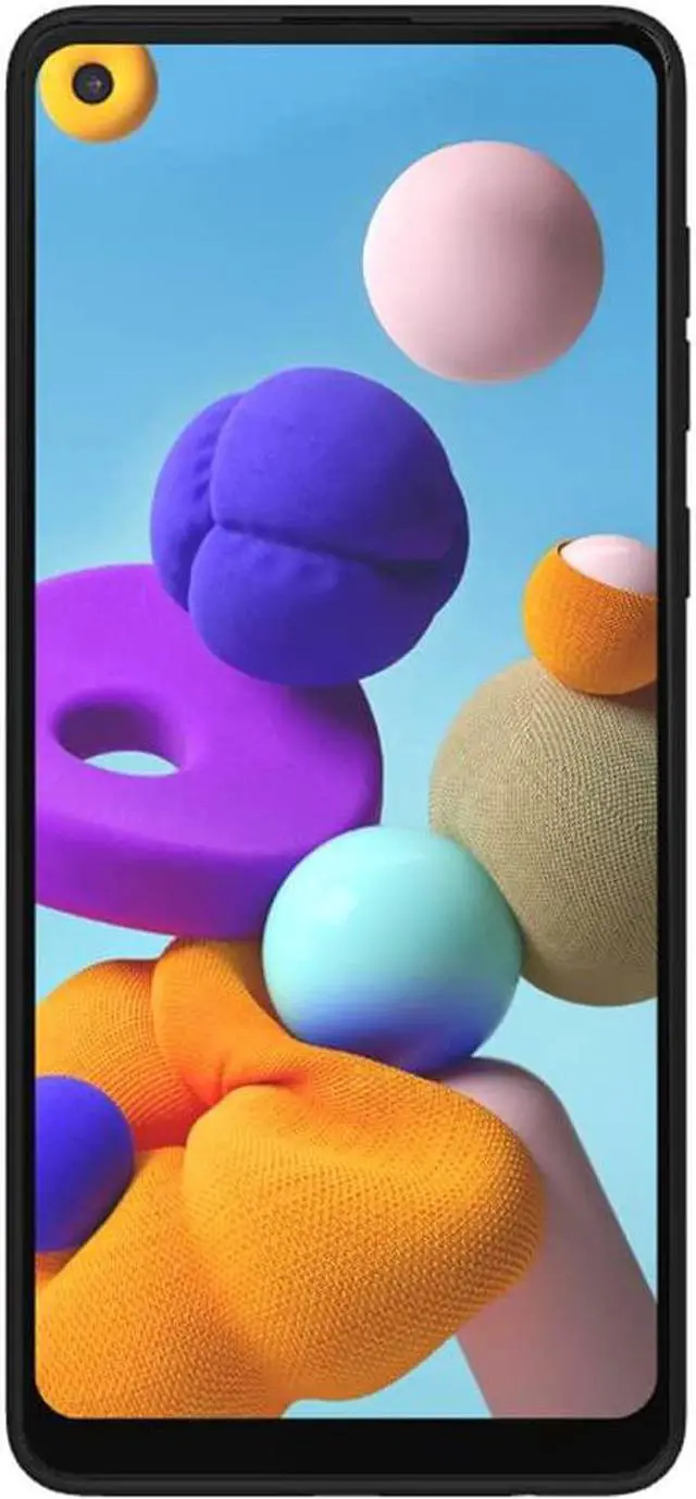 Alt view image 2 of 4 - Samsung Galaxy A21 S215DL (Tracfone Only) 32GB Black