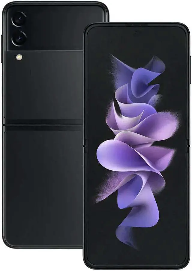 Alt view image 2 of 4 - Samsung Galaxy Z Flip3 5G F711U (Fully Unlocked) 128GB Black