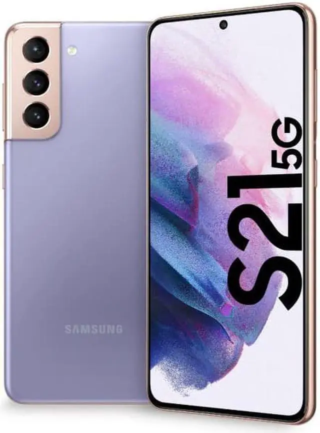 Alt view image 4 of 4 - Samsung Galaxy S21 5G G991U (Fully Unlocked) 128GB Phantom Violet