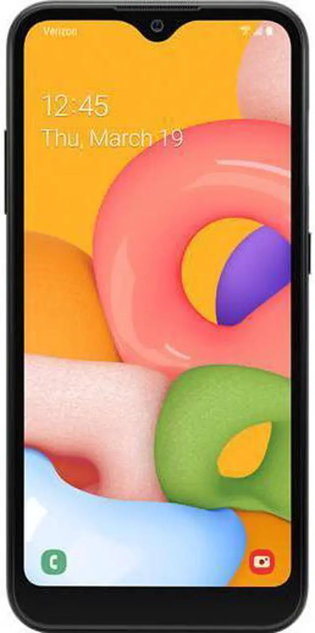 Alt view image 2 of 4 - Samsung Galaxy A01 A015V (Verizon Only) 16GB Black (Grade A)