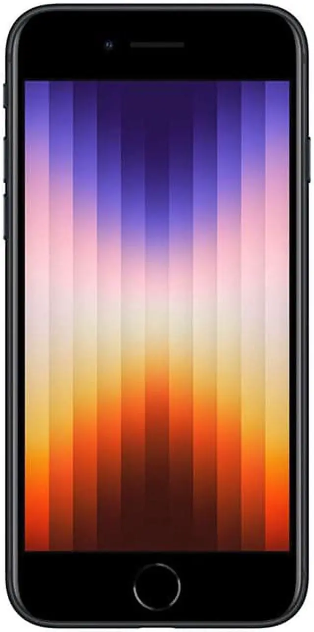 Alt view image 2 of 3 - Apple iPhone SE (3rd Gen) A2595 (Tracfone/Straight Talk Only) 64GB Midnight (Grade A)