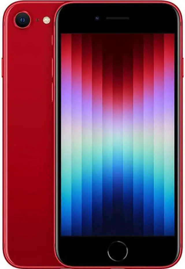 Main image of Apple iPhone SE (3rd Gen) A2595 (T-Mobile Only) 64GB Red (Grade A+)
