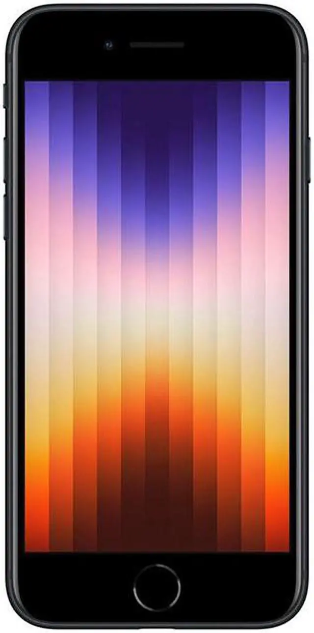 Alt view image 2 of 3 - Apple iPhone SE (3rd Gen) A2595 (US Cellular Only) 64GB Midnight (Grade A+)