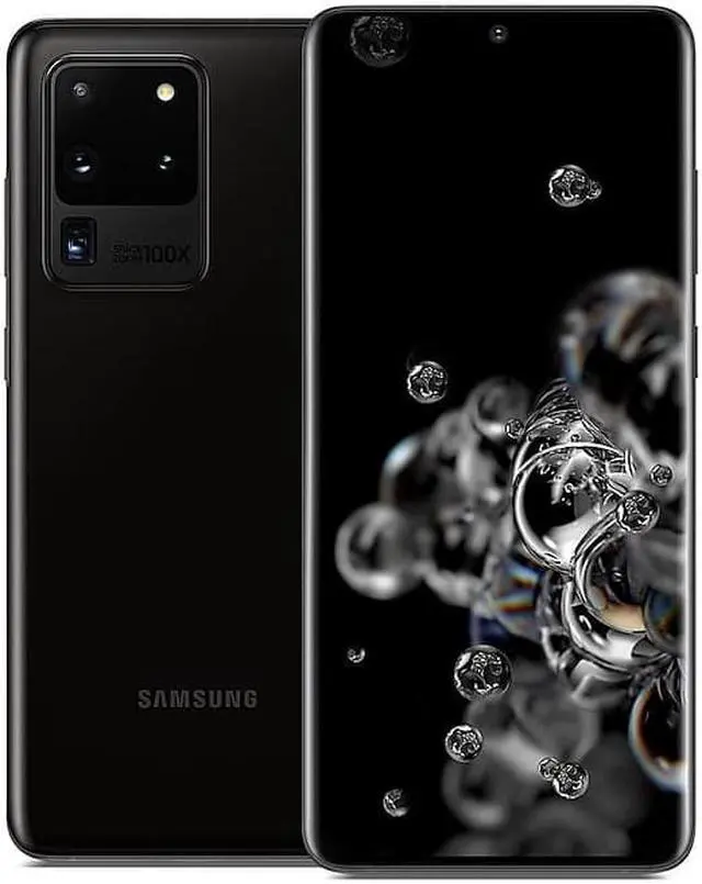 Main image of Samsung Galaxy S20 Ultra 5G G988U (Verizon Only) 128GB Cosmic Black (Grade B)