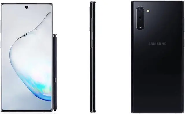 Alt view image 4 of 4 - Samsung Galaxy Note 10+ N975U (Fully Unlocked) 256GB Aura Black (Good)