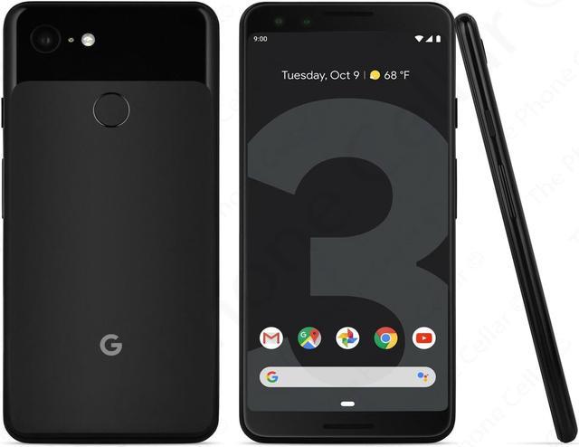 Refurbished: Google Pixel 3 G013A (Factory Unlocked) 64GB Black