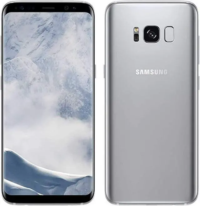 Main image of Samsung Galaxy S8+ G955U (Fully Unlocked) 64GB Arctic Silver (Excellent)