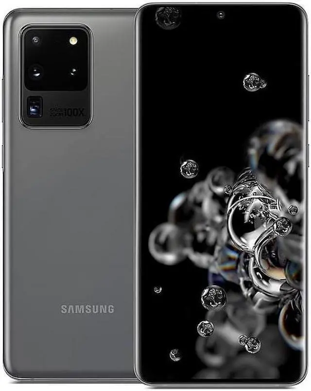 Main image of Refurbished Samsung Galaxy S20 Ultra 5G G988U (T-Mobile Only) 128GB Cosmic Gray (Grade A)
