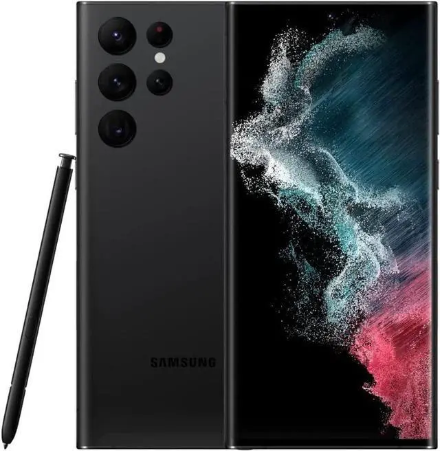 Main image of Samsung Galaxy S22 Ultra 5G S908U (Fully Unlocked) 128GB Phantom Black (Grade A+)