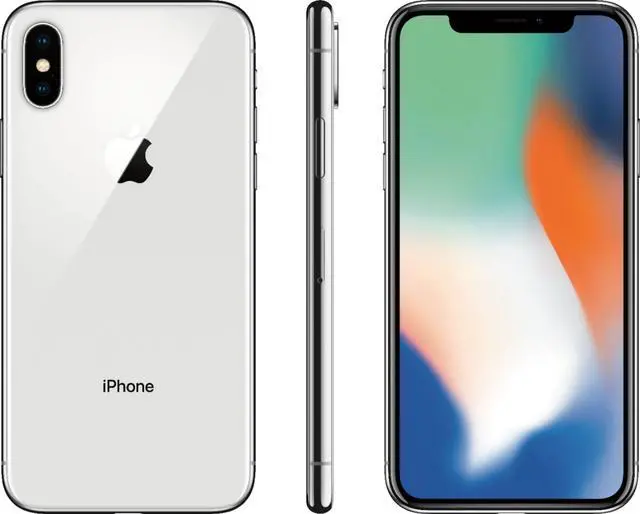Main image of Apple iPhone X A1901 (T-Mobile Only) 64GB Silver (Grade A+)