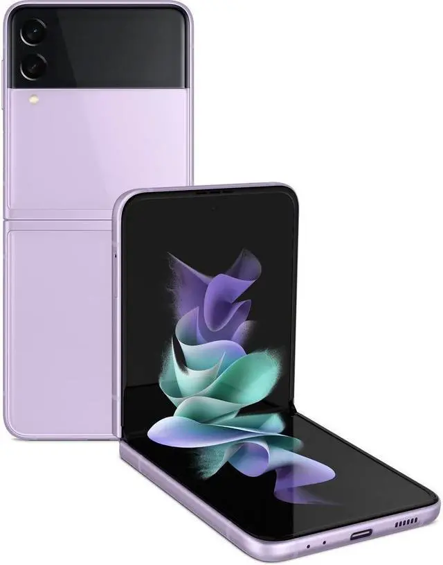 Main image of Samsung Galaxy Z Flip3 5G F711U (Fully Unlocked) 128GB Lavender (Grade B)