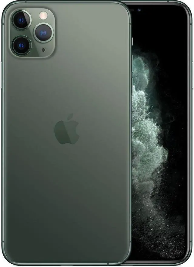 Main image of Apple iPhone 11 Pro Max A2161 (Fully Unlocked) 256GB Midnight Green (Grade B)
