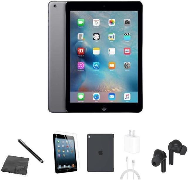 Refurbished: Apple iPad Air A1474 (WiFi) 16GB Space Gray Bundle w