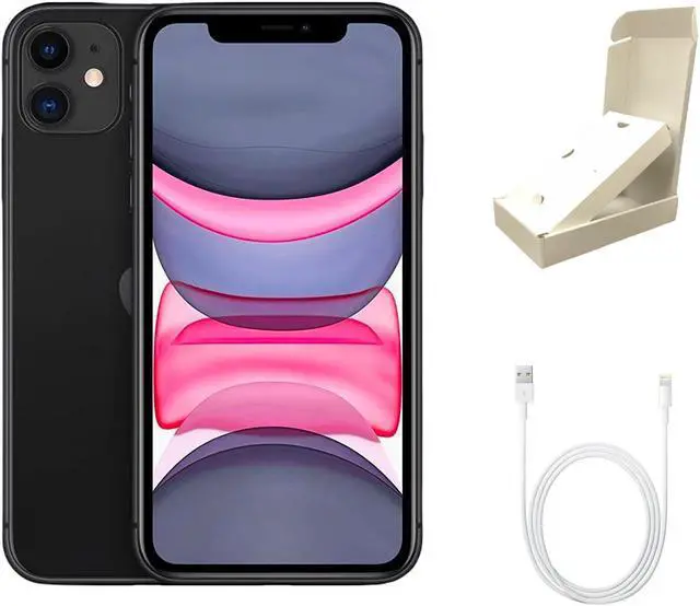 Main image of Apple iPhone 11 A2111 (Fully Unlocked) 64GB Black (Grade A) w/ Gift Box
