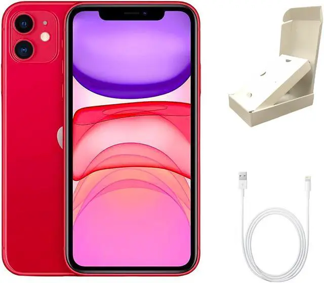 Main image of Apple iPhone 11 A2111 (Fully Unlocked) 64GB Red (Grade A+) w/ Gift Box