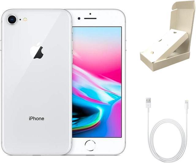 Refurbished: Apple iPhone 8 A1863 (Fully Unlocked) 256GB Silver (Grade A+)  w/ Gift Box - Newegg.com