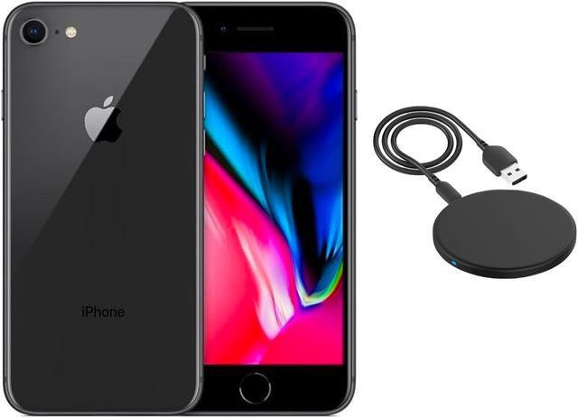 Apple iPhone 8 A1863 (Fully Unlocked) 64GB Space Gray (Grade C) w/ Wireless  Charger
