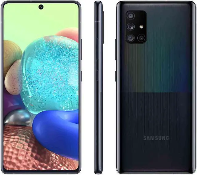 Main image of Samsung Galaxy A71 5G A716U (GSM Unlocked) 128GB Black (Grade A+)