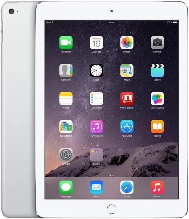 Main image of Apple iPad Air 2 A1567 (WiFi + Cellular Unlocked) 32GB Silver (Grade A)