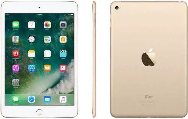 Alt view image 4 of 4 - Apple iPad Mini 4 A1550 (WiFi + Cellular Unlocked) 128GB Gold (Grade A+)