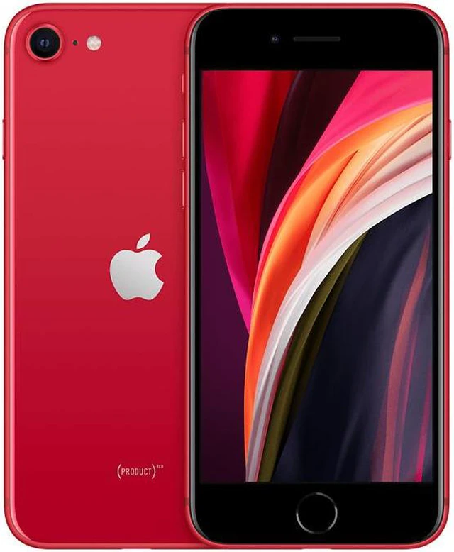 Main image of Apple iPhone SE (2nd Gen) A2275 (Consumer Cellular Only) 64GB Red (Grade B)