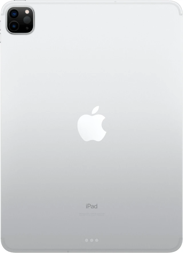 Alt view image 2 of 4 - Refurbished Apple iPad Pro 11" (2020) A2228 (WiFi) 128GB Silver (Grade A+) w/ Pre-Installed Tempered Glass