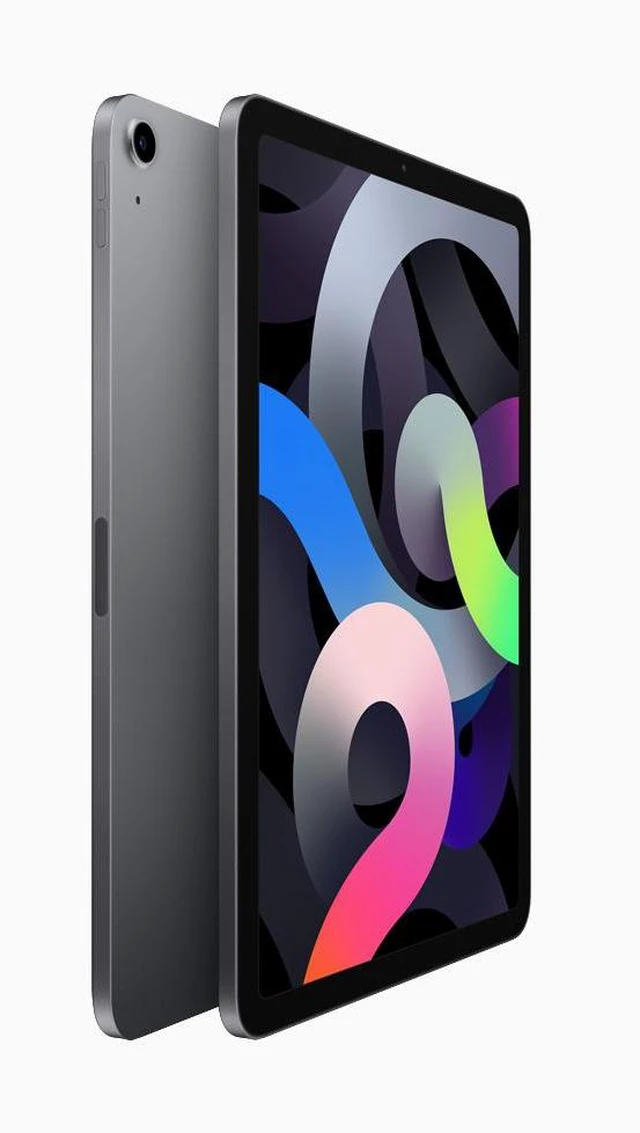 Alt view image 2 of 4 - Refurbished Apple iPad Air 4 A2316 (WiFi) 64GB Space Gray (Grade A+) w/ Pre-Installed Tempered Glass