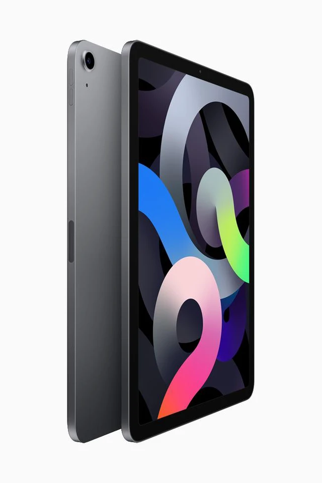 Alt view image 2 of 4 - Refurbished Apple iPad Air 4 A2324 (WiFi + Cellular Unlocked) 256GB Space Gray (Grade A+) w/ Pre-Installed Tempered Glass