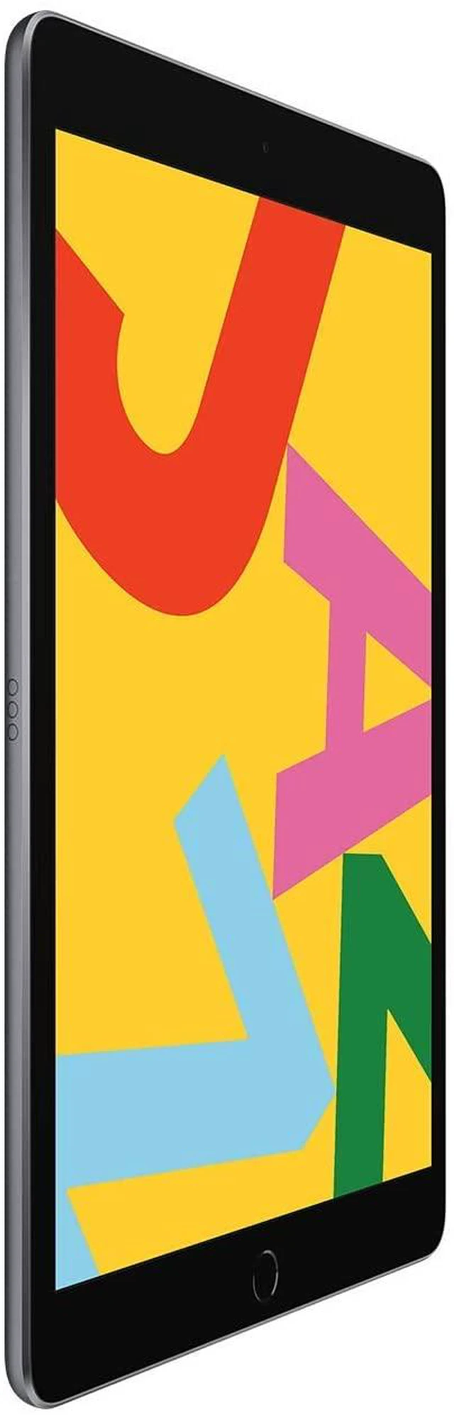 Alt view image 3 of 4 - Refurbished Apple iPad 7th Gen A2200 (WiFi + Cellular Unlocked) 128GB Space Gray (Grade B) w/ Pre-Installed Tempered Glass