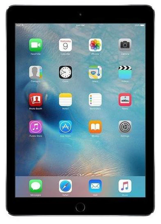 Alt view image 2 of 4 - Refurbished Apple iPad Air 2 A1567 (WiFi + Cellular Unlocked) 64GB Space Gray (Grade A+) w/ Pre-Installed Tempered Glass