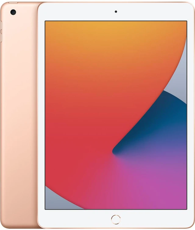 Main image of Refurbished Apple iPad 7th Gen A2197 (WiFi) 128GB Gold (Grade A+) w/ Pre-Installed Tempered Glass